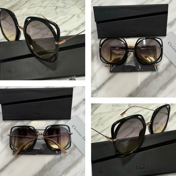 CHRISTIAN DIOR OVERSIZED UNIQUE BLACK FRAME FROM THE DIRECTIONS COLLECTION - Picture 16 of 16